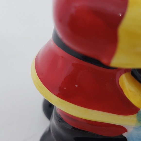 Walt Disney Mickey Mouse Ceramic Figure Figurine Porcelain 4 in Japan VINTAGE - Picture 5 of 9